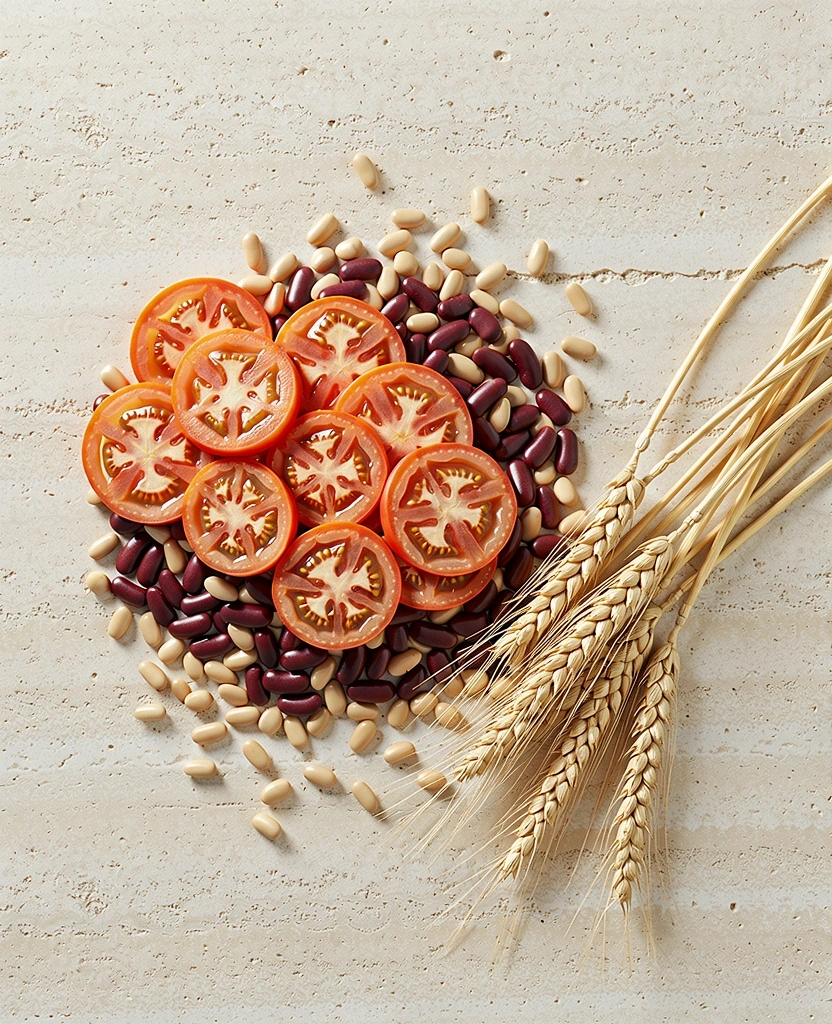 Alimenti integrali e vegetali freschi